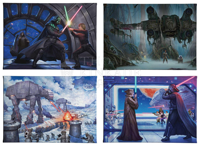 Star Wars Trilogy - Gallery Wrapped Canvas Collectio SET/4 10X14 115998