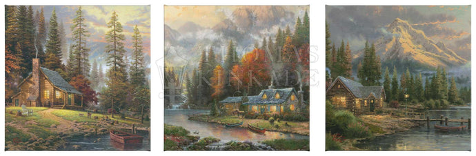 The Great Outdoors - Gallery Wrapped Canvas Collection - Vol 2 SET/3 14X14 116002