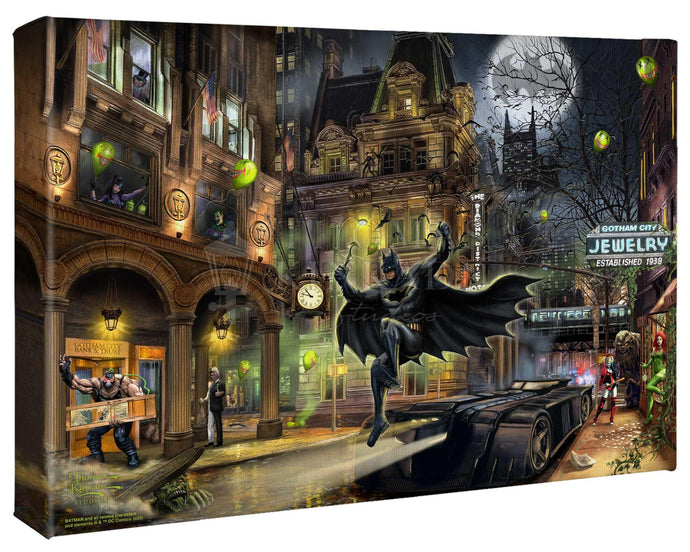 Batman Gotham City - Gallery Wrapped Canvas - Art Of Entertainment