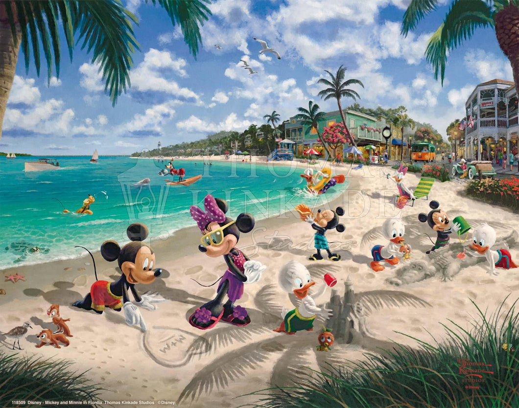 Disney Mickey and Minnie in Florida - Standard Art Prints - Art Of Entertainment