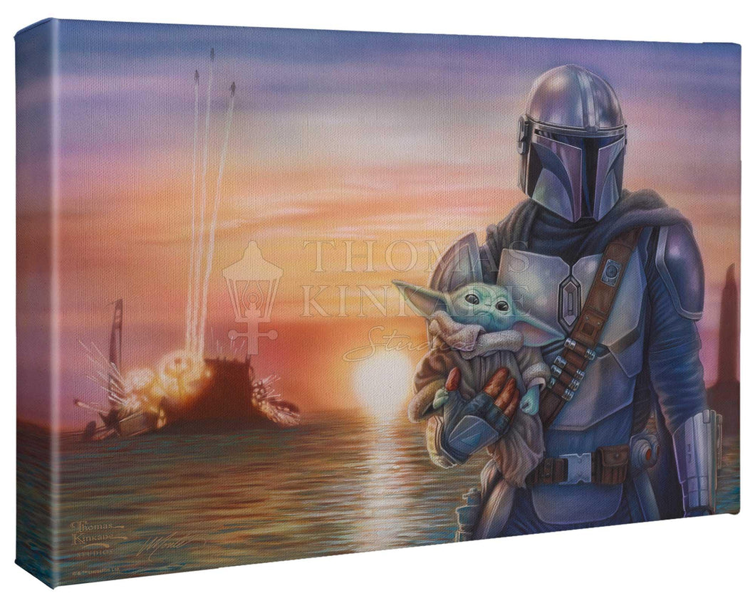 The Mandalorian - A New Direction - Gallery Wrapped Canvas - Art Of Entertainment