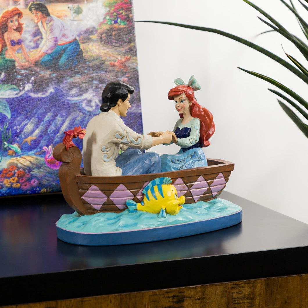 Waiting for a Kiss - Ariel and Eric - Sculpture - Art Of Entertainment