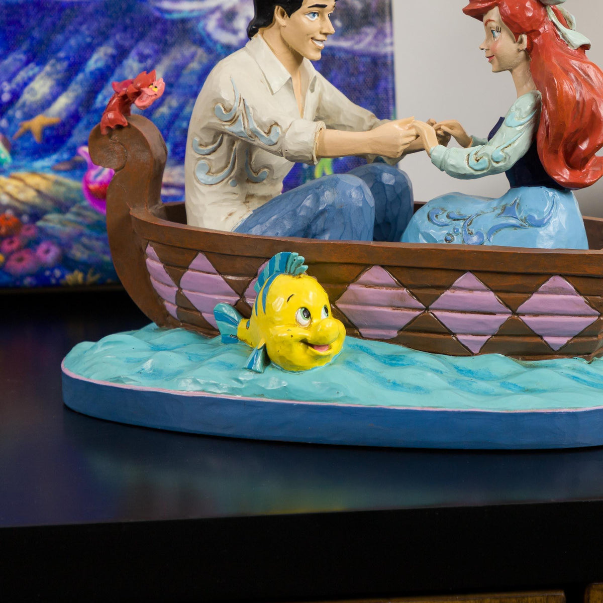 Waiting for a Kiss - Ariel and Eric - Sculpture – Art Of Ente...