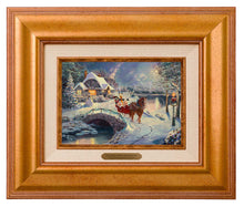 Load image into Gallery viewer, Disney Mickey and Minnie Evening Sleigh Ride - Brushworks
