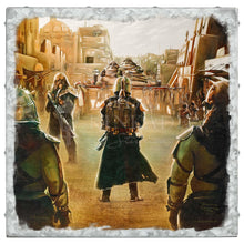 Load image into Gallery viewer, The Book of Boba Fett - A New Challenge - 14&quot; x 14&quot; Metal Box Art - Art Of Entertainment
