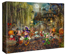 Load image into Gallery viewer, Disney Mickey and Minnie Halloween Fun - 8&quot; x 10&quot; Gallery Wrapped Canvas
