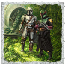 Load image into Gallery viewer, The Mandalorian&trade; - Brothers in Arms - 14&quot; x 14&quot; Metal Box Art
