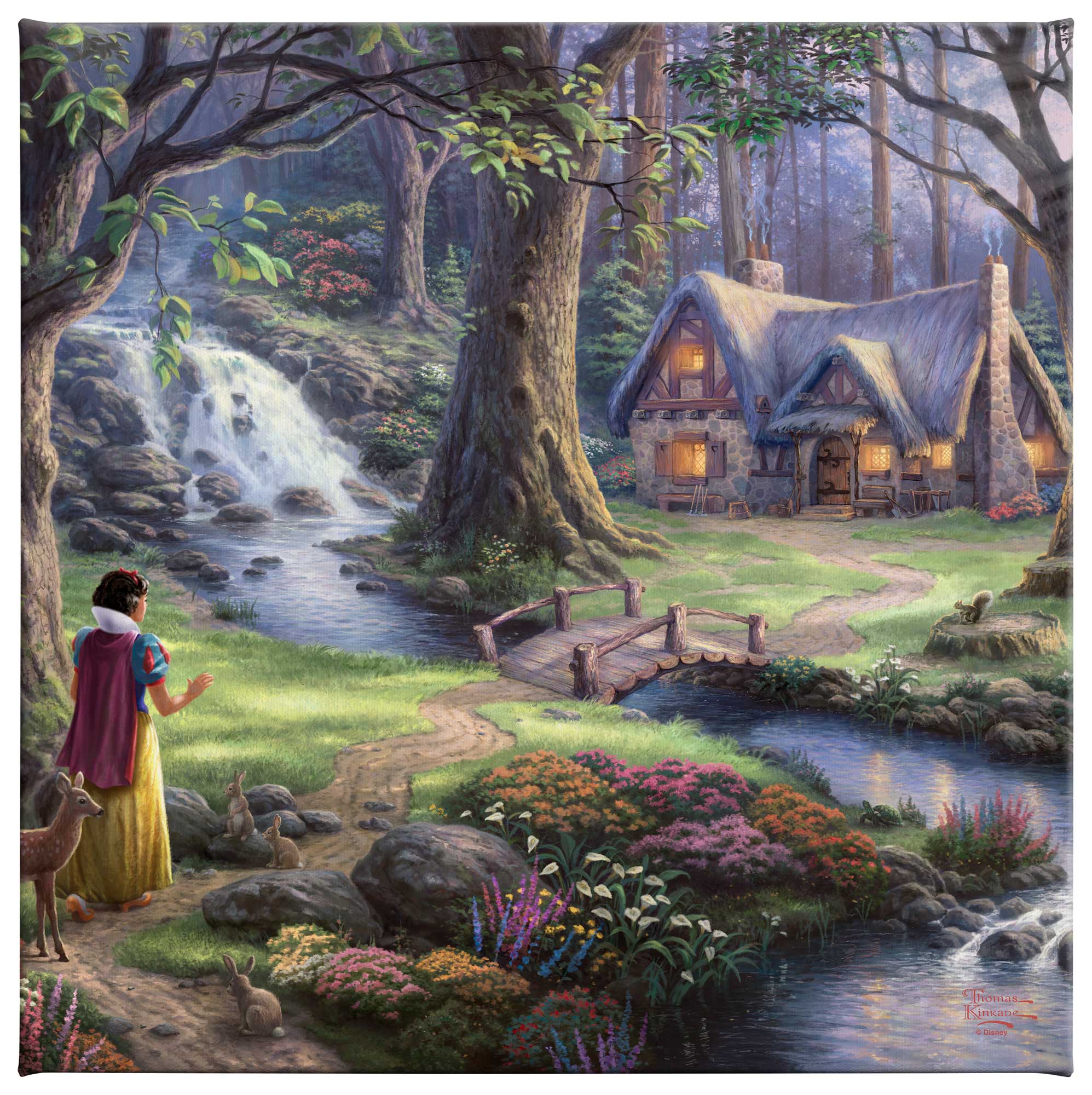 Thomas Kinkade Peter Pan Wrapped sold Canvas