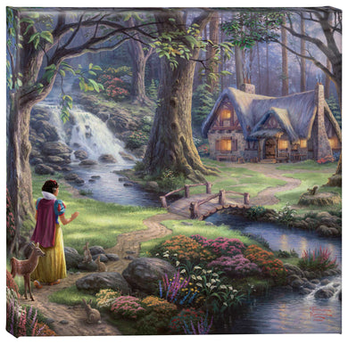Gallery Wrapped Canvas Snow White Discovers the Cottage