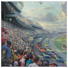 Load image into Gallery viewer, a series of photos of a train on a track 
