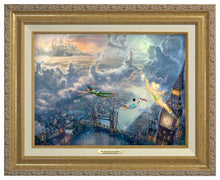 Load image into Gallery viewer, Tinker Bell and Peter Pan Fly to Never Land - Canvas Classics - ArtOfEntertainment.com
