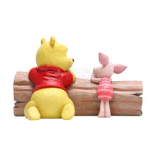 Load image into Gallery viewer, Pooh &amp; Piglet on a Log - Sculpture - Art Of Entertainment
