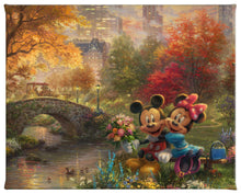 Load image into Gallery viewer, Mickey and Minnie - Sweetheart Central Park - Gallery Wrapped Canvas - Art Of Entertainment
