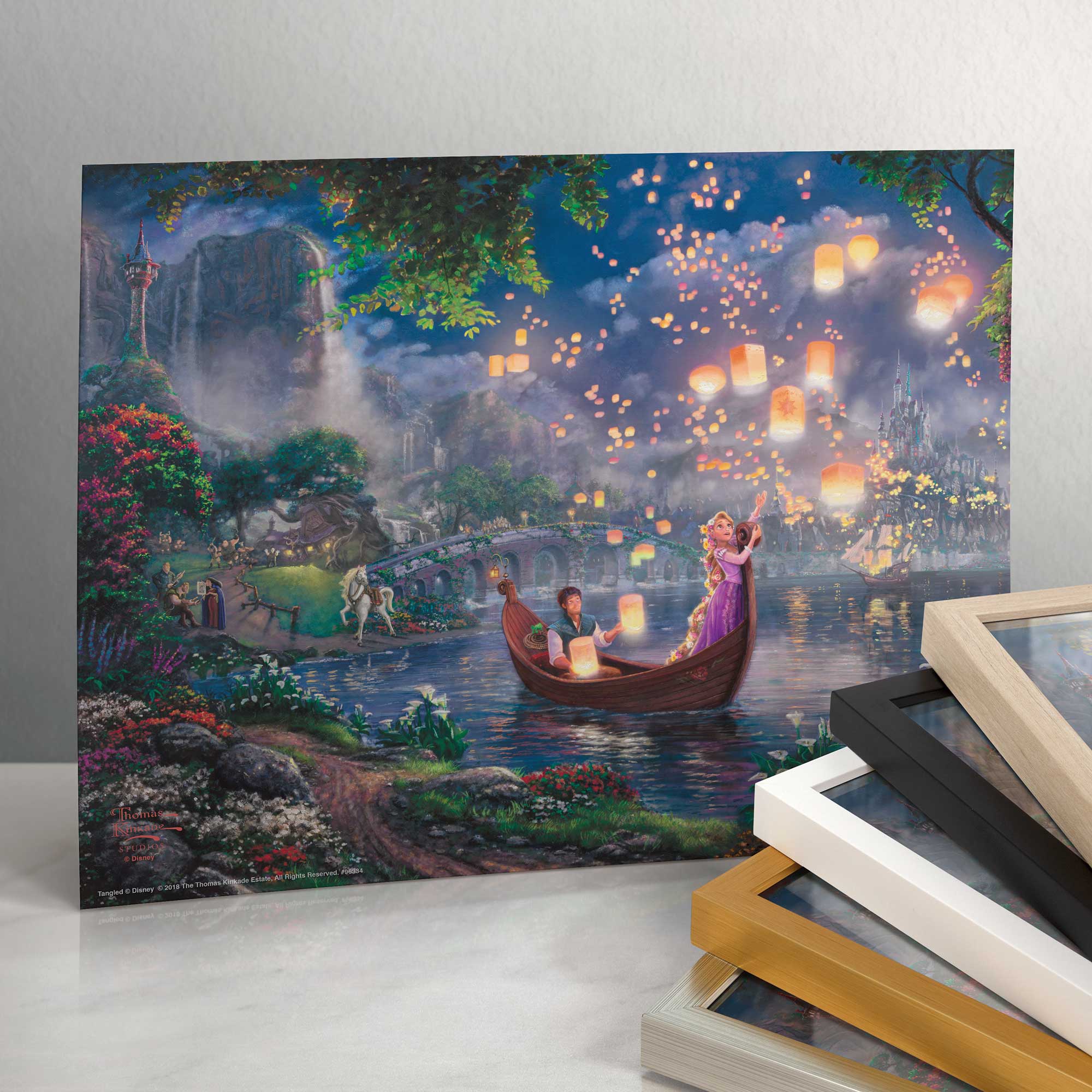 Tangled - Limited Edition Paper By Thomas Kinkade Studios – Disney