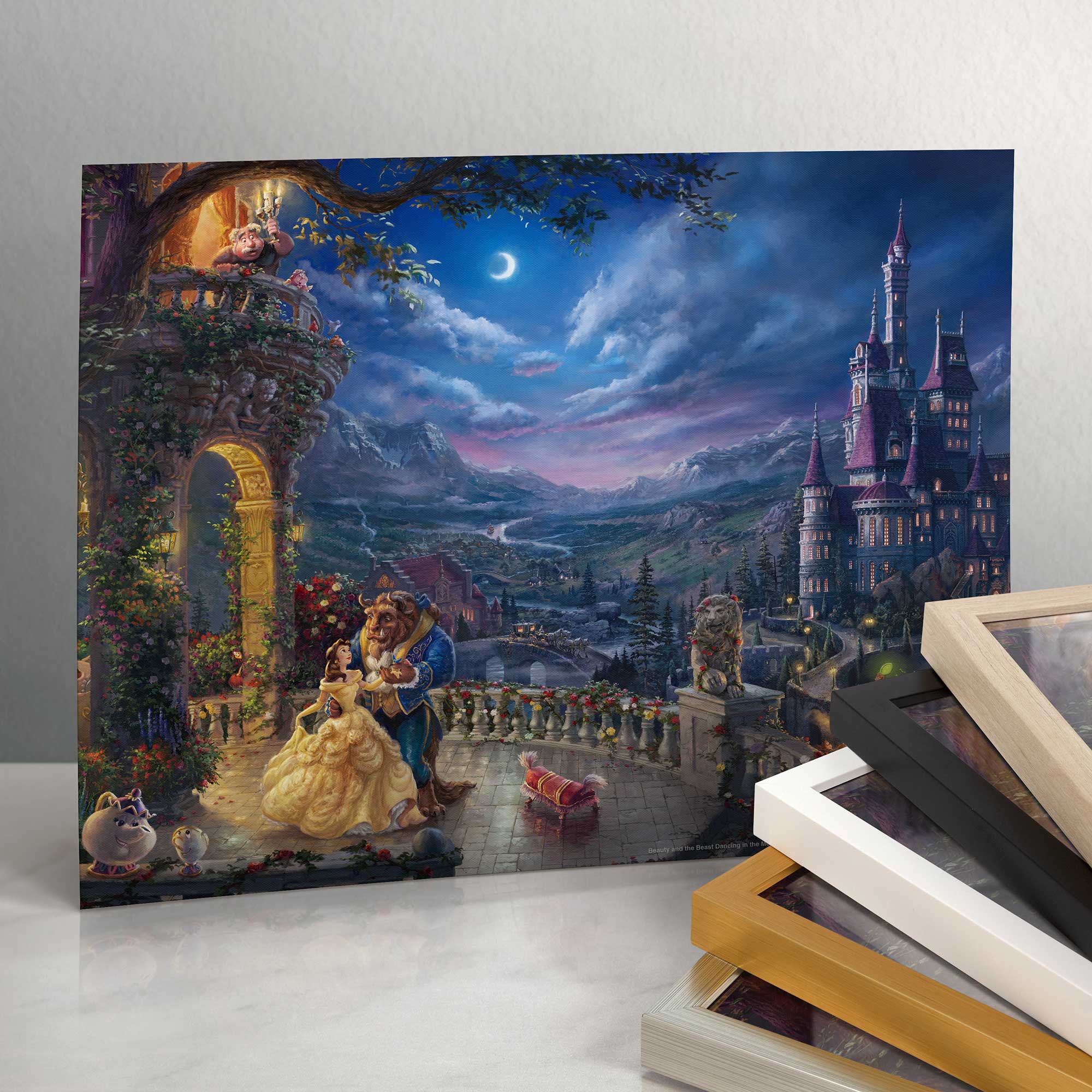 Thomas Kinkade Disney Beauty And The Beast Thomas Kinkade Disney