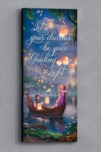 Load image into Gallery viewer, Disney Tangled - Let Your Dreams Be Your Guiding Light - Wood Sign
