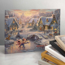 Load image into Gallery viewer, Disney Mickey and Minnie - Sweetheart Holiday - 11&quot; x 14&quot; Art Print 97476
