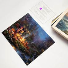 Load image into Gallery viewer, Art Prints Mickey and Minnie Sweetheart Campfire
