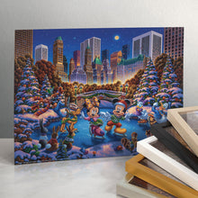 Load image into Gallery viewer, Mickey and Friends Skating in Central Park - Standard Art Prints - Art Of Entertainment
