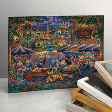 Load image into Gallery viewer, Mickey and Friends Painting in Paris  - 11&quot; x 14&quot; Art Prints 99505
