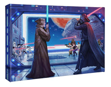 Load image into Gallery viewer, Obi-Wan’s™ Final Battle - 10&quot; x 14&quot; Gallery Wrapped Canvas - Art Of Entertainment
