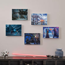 Load image into Gallery viewer, Star Wars Full Collection Set of 5 - 10&quot; x 14&quot; Gallery Wrapped Canvas - Art Of Entertainment
