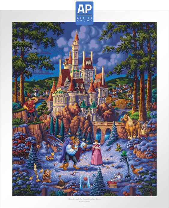Beauty and the Beast Finding Love - Limited Edition Paper (AP - Artist Proof) - Art Of Entertainment