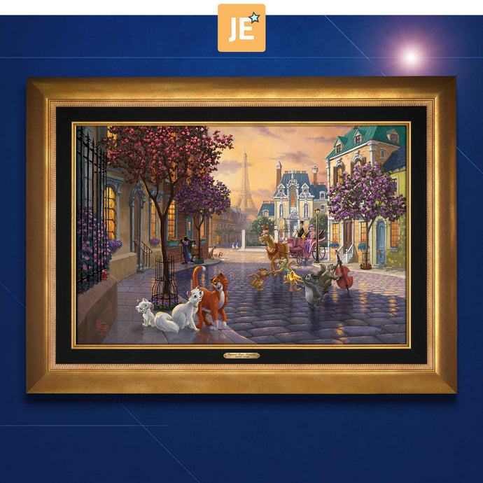 Aristocats - Limited Edition Canvas (JE - Jewel Edition) - ArtOfEntertainment.com