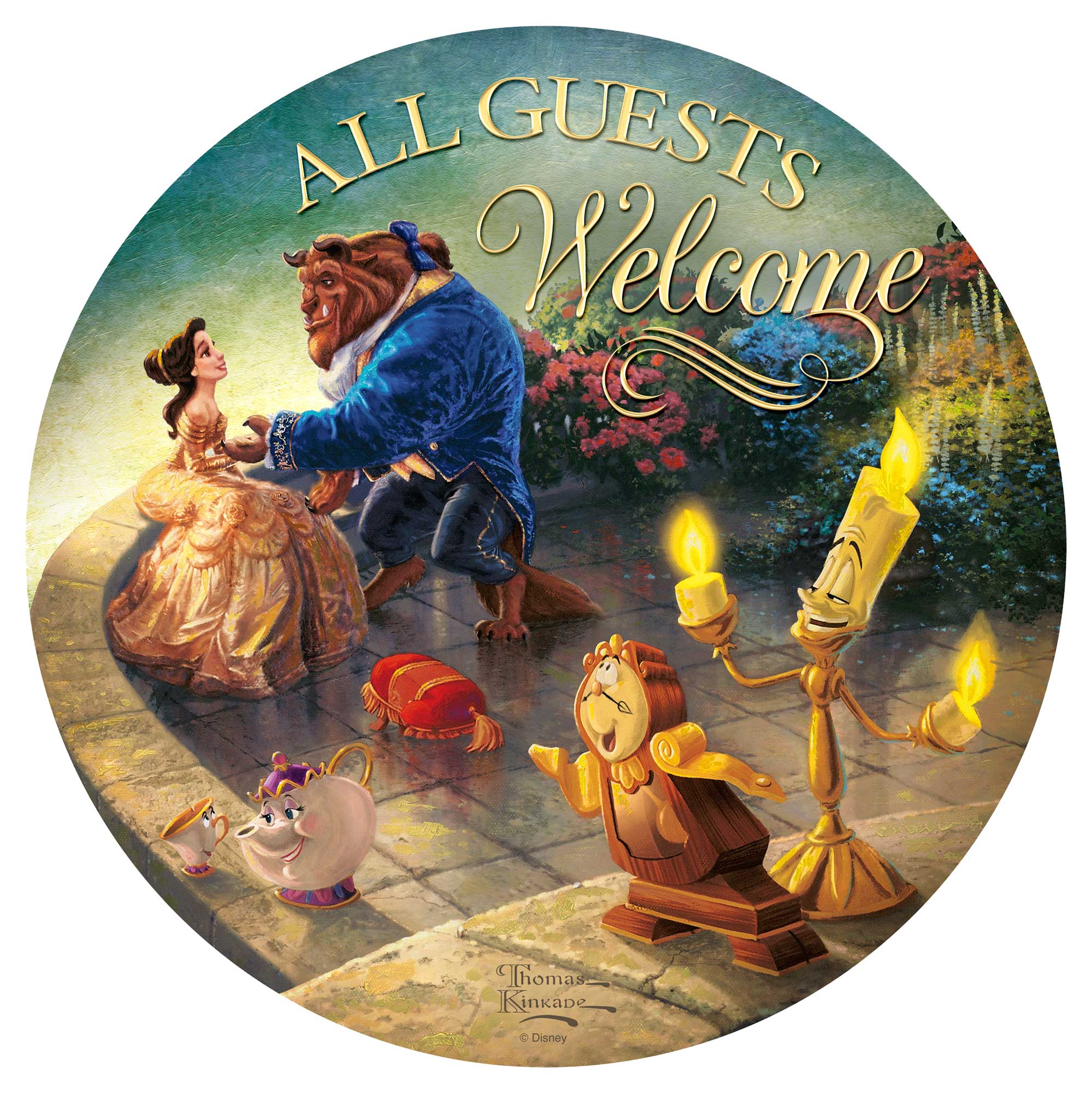 Disney Beauty and the Beast Falling in Love - Wood Signs – Ar