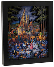 Load image into Gallery viewer, Beauty and the Beast Finding Love - 13&quot; x 16&quot; Stratascape - Art Of Entertainment
