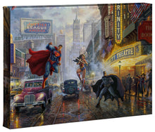 Load image into Gallery viewer, a painting of a man on a motorcycle 
