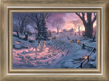 Load image into Gallery viewer, Disney - 101 Dalmatians on the Run - Limited Edition Canvas - SN - (Brushed Gold Frame)
