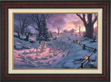 Load image into Gallery viewer, Disney - 101 Dalmatians on the Run - Limited Edition Canvas - SN - (Burl Frame)

