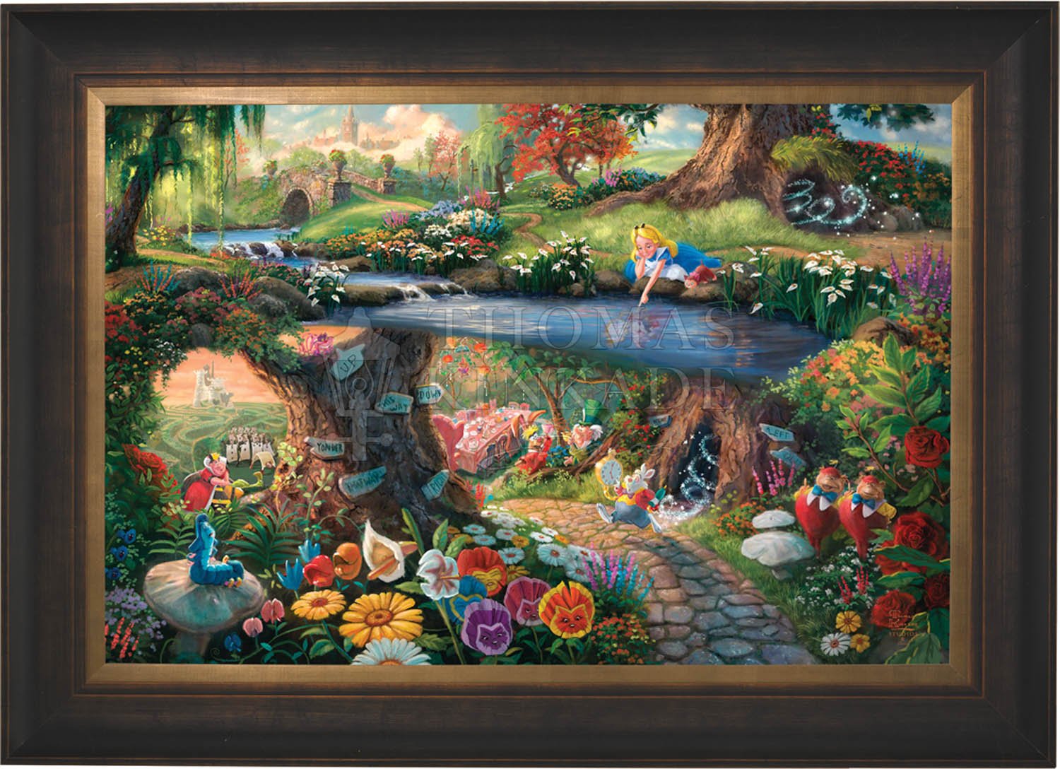 Disney Alice in Wonderland hotsell Canvas Art Print rare