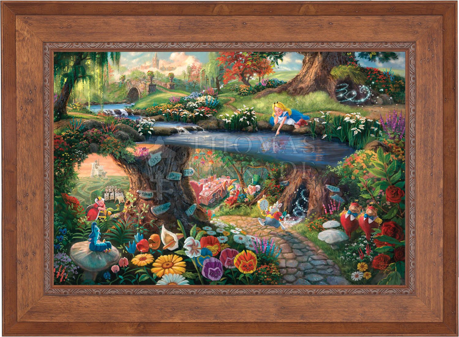Alice in Wonderland - Limited Edition Canvas (JE - Jewel Edition) &
