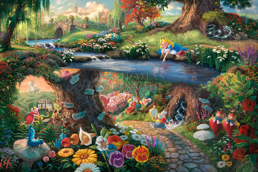 Alice in Wonderland - Limited Edition Canvas - SN - (Unframed)