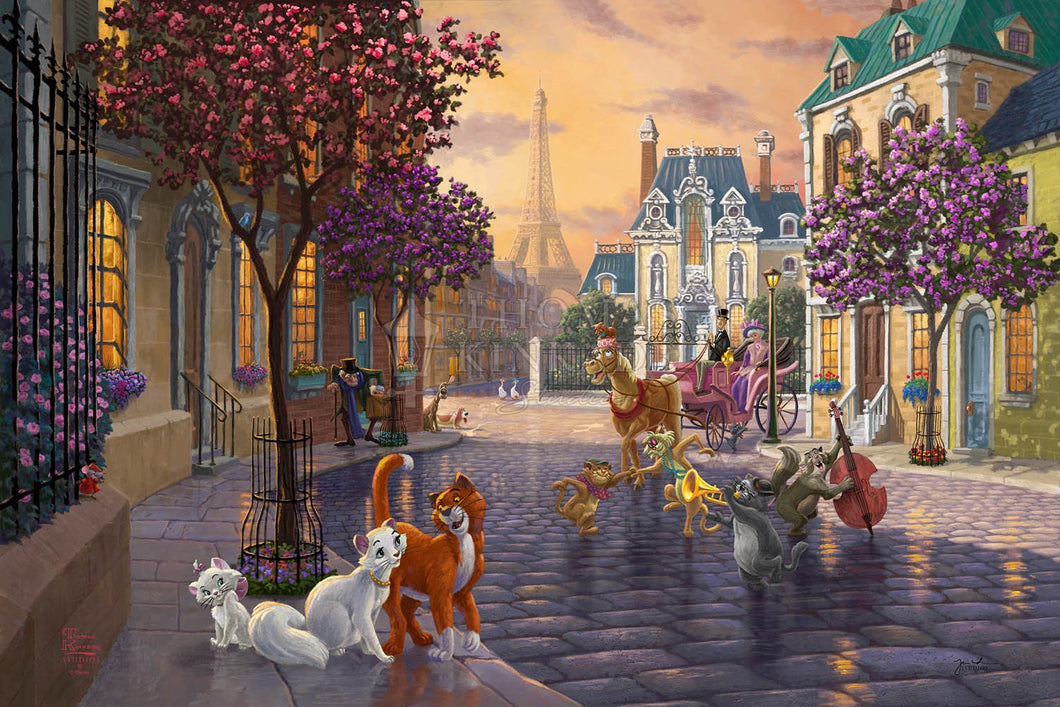 Aristocats - Limited Edition Canvas - JE - (Unframed)