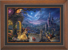 Load image into Gallery viewer, Beauty and the Beast Dancing in the Moonlight - Limited Edition Canvas (JE - Jewel Edition) - ArtOfEntertainment.com
