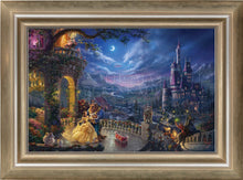 Load image into Gallery viewer, Beauty and the Beast Dancing in the Moonlight - Limited Edition Canvas (JE - Jewel Edition) - ArtOfEntertainment.com
