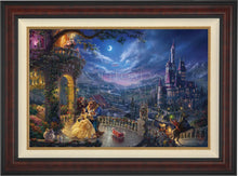 Load image into Gallery viewer, Beauty and the Beast Dancing in the Moonlight - Limited Edition Canvas (JE - Jewel Edition) - ArtOfEntertainment.com
