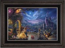 Load image into Gallery viewer, Beauty and the Beast Dancing in the Moonlight - Limited Edition Canvas (JE - Jewel Edition) - ArtOfEntertainment.com
