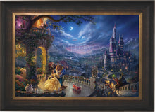 Load image into Gallery viewer, Beauty and the Beast Dancing in the Moonlight - Limited Edition Canvas (JE - Jewel Edition) - ArtOfEntertainment.com
