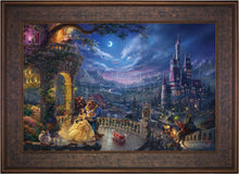 Load image into Gallery viewer, Beauty and the Beast Dancing in the Moonlight - Limited Edition Canvas (SN - Standard Numbered) - ArtOfEntertainment.com
