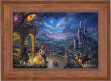 Load image into Gallery viewer, Beauty and the Beast Dancing in the Moonlight - Limited Edition Canvas (JE - Jewel Edition) - ArtOfEntertainment.com
