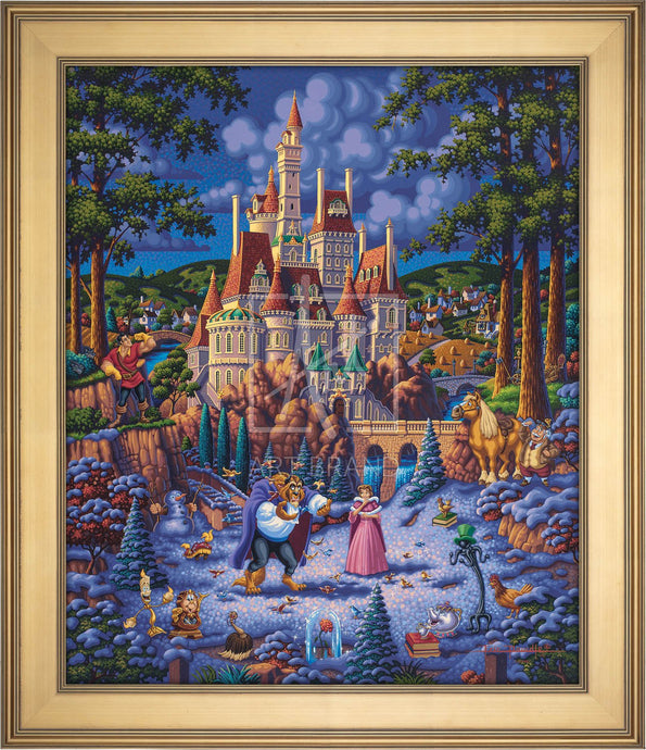 Beauty and the Beast Finding Love - Limited Edition Canvas (SN - Standard Numbered) - ArtOfEntertainment.com