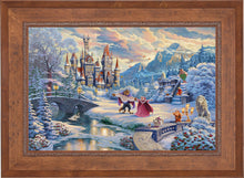 Load image into Gallery viewer, Beauty and the Beast&#39;s Winter Enchantment - Limited Edition Canvas (JE - Jewel Edition) - ArtOfEntertainment.com
