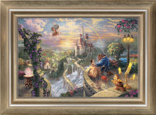 Load image into Gallery viewer, Beauty and the Beast Falling in Love - Limited Edition Canvas (SN - Standard Numbered) - ArtOfEntertainment.com
