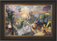 Load image into Gallery viewer, Beauty and the Beast Falling in Love - Limited Edition Canvas (SN - Standard Numbered) - ArtOfEntertainment.com

