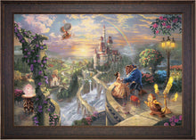 Load image into Gallery viewer, Beauty and the Beast Falling in Love - Limited Edition Canvas (SN - Standard Numbered) - ArtOfEntertainment.com
