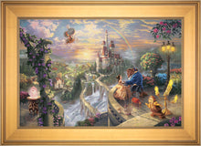 Load image into Gallery viewer, Beauty and the Beast Falling in Love - Limited Edition Canvas (SN - Standard Numbered) - ArtOfEntertainment.com
